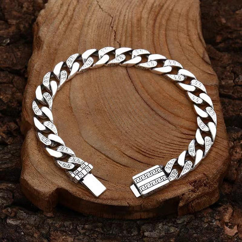 New retro bracelet trendy men's domineering personality atmospheric retro hip-hop style vintage style bracelet accessories