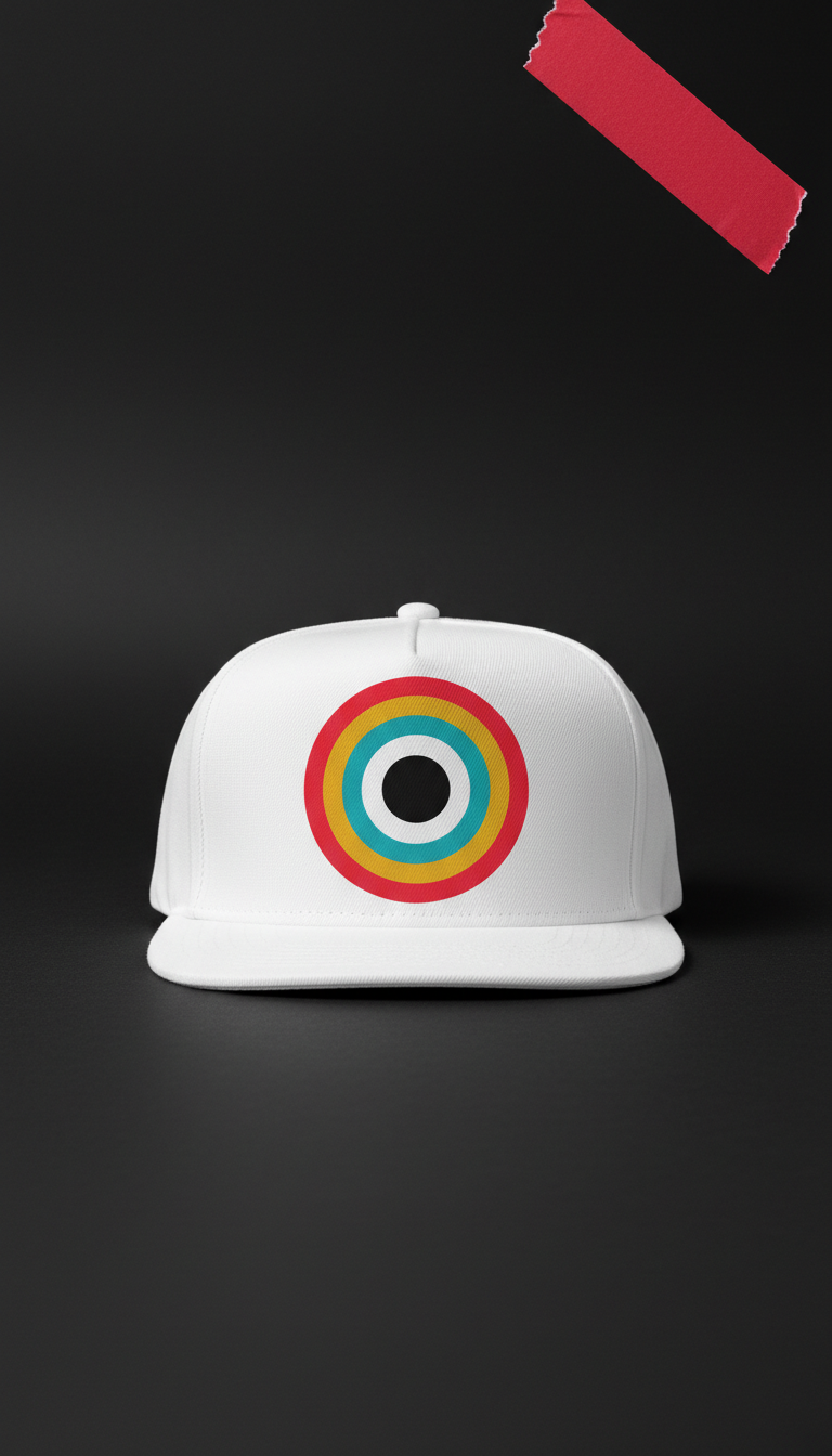 Drop white collectible cap